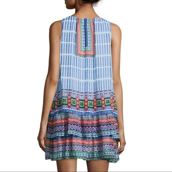 Hemant and Nandita layer mini dress with tassels - Picture 2 of 7